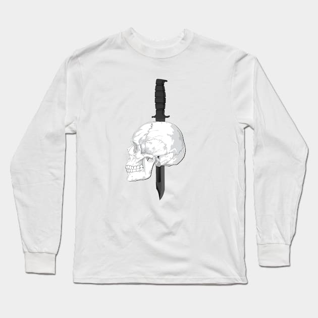 Gamer's Pro Kill - No Guns, Knife Only Long Sleeve T-Shirt by i2studio